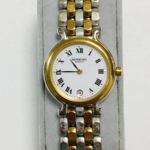 Vintage Raymond Weil 9937-2 Ladies Watch 18k Gold